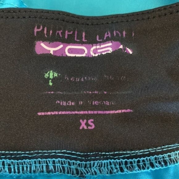 Purple Label Yoga Turquoise Scrub Pants XS Elastic Waist Womens Lightweight Stre - Picture 2 of 10